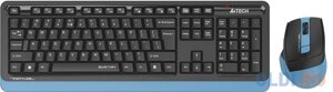 Клавиатура + мышь A4Tech Fstyler FGS1035Q клав: черный/синий мышь: черный/синий USB беспроводная Multimedia (FGS1035Q NAVY BLUE)