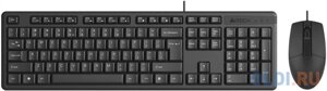 Клавиатура + мышь A4Tech KR-3330 клав: черный мышь: черный USB