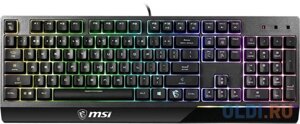 Клавиатура проводная MSI VIGOR GK50 LOW profile USB черный