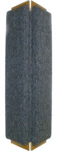 Когтеточка Зверье Мое В-2 ковровая с пропиткой угловая средняя черный 60x26x5 см