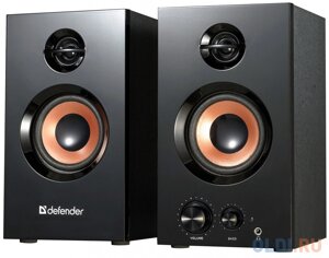 Колонки defender aurora S20 дер. корпус, 2*10W, bass treble