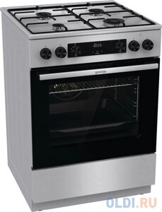 Комбинированная плита Gorenje GKS6C70XJ нержавеющая сталь