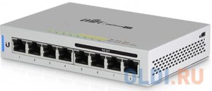 Коммутатор Ubiquiti UniFi Switch 8 60W управляемый UniFi 8 портов 10/100/1000Mbps PoE (60W) US-8-60W-