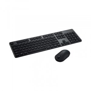 Комплект беспроводная клавиатура и мышь Xiaomi Mijia Wireless Keyboard and Mouse Set 2 Black (WXJS02YM) Русско-Английские клавиши