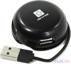 Концентратор USB 2.0 5bites HB24-200BK 4 x USB 2.0 черный