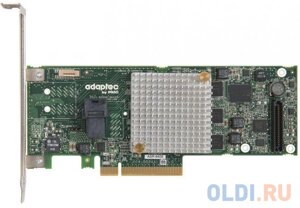 Контроллер adaptec ASR-8405/1GB cache SGL (2277600-R) SAS 12gbps, PCIE3.0 x8, MD2, RAID 0/1/10/5/50/6/60, 4 ports (1xsff8643 HD mini-SAS), каб. отдельн