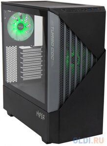 Корпус ATX HIPER CC BG без бп чёрный