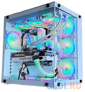 Корпус ATX Lamptron OceanView ROB360W Без БП белый