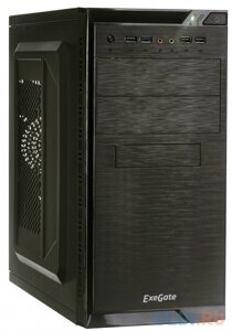 Корпус microatx exegate QA-412U без бп чёрный EX272749RUS