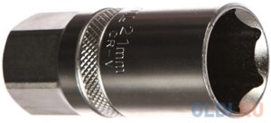 KRAFTOOL 1/2?21 мм, свечная торцовая головка с резиновой вставкой (27812-21)