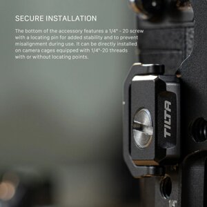 Крепление для ремня Tilta Camera Strap Attachment 1/4" Чёрный TA-CSA-B