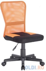 Кресло BRABIX Smart MG-313, без подлокотников, комбинированное, черное/оранжевое