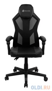 Кресло игровое Оклик -121G черный сиденье черный искусст. кожа/сетка с подголов. крестов. пластик черный