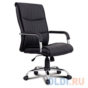 Кресло офисное BRABIX Space EX-508, экокожа, хром, черное, 530860