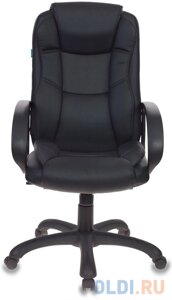Кресло руководителя Бюрократ CH-839/BLACK черный Пегас искусственная кожа