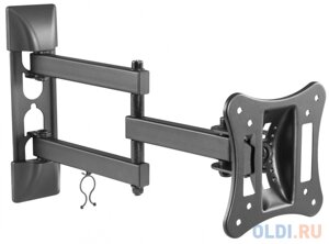 Кронштейн для телевизора Ultramounts UM 895 черный 13-27 макс. 15кг настенный поворотно-выдвижной и наклонный