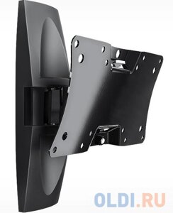 Кронштейн Holder LCDS-5062 черный для ЖК ТВ 19-32 настенный от стены 105мм наклон +15°25° поворот 50° до 30кг