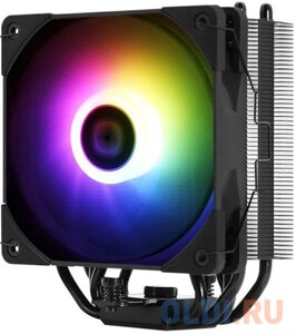 Кулер для процессора Thermalright Assassin King 120 Black, высота 154 мм, 1500 об/мин, 26 дБА, PWM, ARGB подсветка, черный