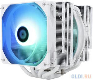 Кулер для процессора Thermalright Frost Spirit 140 White ARGB, высота 158 мм, 1500 об/мин, 26 дБА, PWM, белый, ARGB подсветка