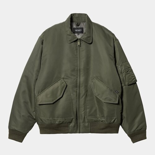 Куртка CARHARTT WIP Olten Bomber Plant / Smoke Green