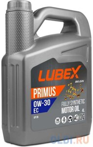 L034-1298-0404 LUBEX синт. мот. масло primus EC 0W-30 (4л)