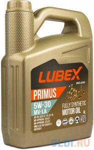L034-1319-0404 LUBEX синт. мот. масло primus MV-LA 5W-30 SN C2/C3 (4л)