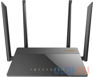 Маршрутизатор/ DIR-841/GF, DIR-841/GFRU AC1200 wi-fi router, 1000base-X SFP WAN, 4x100base-TX LAN, 4x5dbi external antennas