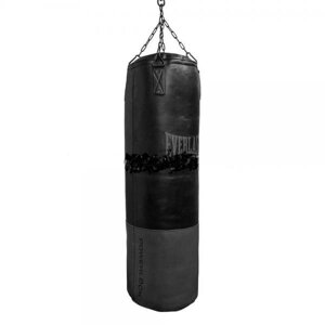 Мешок боксерский Powerlock Pro с цепью черный, 123*38см, 45кг