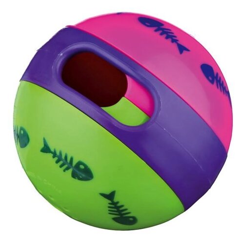 Метательная игрушка для кошек Trixie Мяч для лакомств 6 см