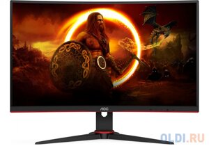 Монитор AOC 27 Gaming C27G2E черный/красный VA LED 1ms 16:9 HDMI матовая 250cd 178гр/178гр 1920x1080 240Hz VGA DP FHD 5кг