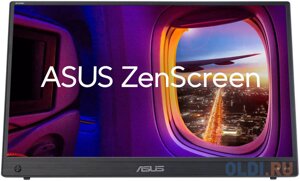 Монитор Asus 15.6 ZenScreen MB16AHG черный IPS LED 16:9 HDMI матовая 300cd 178гр/178гр 1920x1080 144Hz FreeSync Premium FHD USB