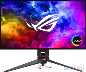 Монитор asus 27 ROG swift PG27AQDM черный OLED LED 16:9 HDMI M/M матовая HAS piv 450cd 178гр/178гр 2560x1440 240hz freesync premium DP 2K USB 6.