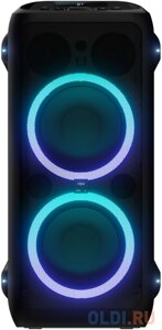 Музыкальная система VIPE NITROX5. 80 Вт. Bluetooth 5.0. 3 режима LED подсветки. 7 цветов. 12 часов без подзарядки. Дисплей. IPX4. FM радио. AUX. USB: