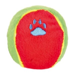 Мягкая игрушка для собак Trixie Мяч Теннисный тряпичный ø 6 см