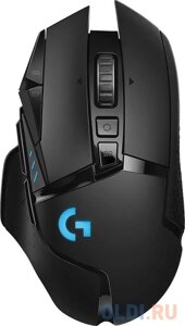 Мышь беспроводная Logitech G502 Lightspeed чёрный USB + радиоканал 910-005568