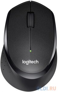 Мышь беспроводная Logitech M330 Silent Plus Black (черная, оптическая, 1000dpi, 2.4 GHz/USB-ресивер, бесшумная, под правую руку) (арт. 910-004924, M/N