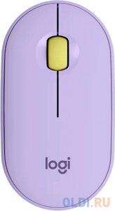 Мышь/ logitech M350 pebble bluetooth mouse - lavender lemonade