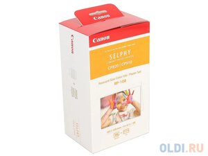 Набор Canon RP-108 бумага и цветные красители для SELPHY CP1200. 108 страниц.