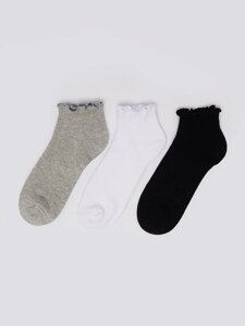 Набор укороченных носков (3 пары в комплекте)