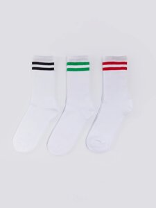 Набор высоких носков (3 пары в комплекте)