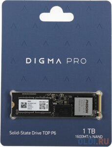 Накопитель SSD digma pcie 5.0 x4 1TB DGPST5001TP6t6 pro top P6 M. 2 2280