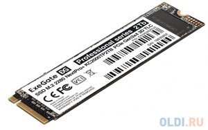 Накопитель SSD M. 2 2280 2tb exegate nextpro+ KC2000TP2tb (pcie gen3x4, nvme, 22x80mm, 3D TLC)