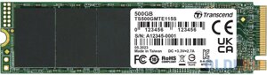 Накопитель SSD transcend PCI-E 3.0 x4 500gb TS500GMTE115S 115S M. 2 2280 0.2 DWPD