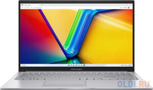 Ноутбук ASUS vivobook 15 X1504ZA-BQ1189 intel core i7-1255U/16gb/SSD512gb/15.6quot; FHD/IPS/backlit/noos/cool silver (90NB1022-M01RZ0)