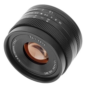 Объектив 7Artisans 50mm F1.8 Sony (E Mount) Чёрный A701B