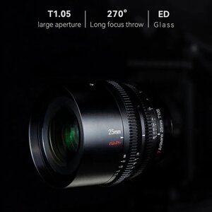 Объектив 7Artisans Vision 25mm T1.05 E-Mount C101B