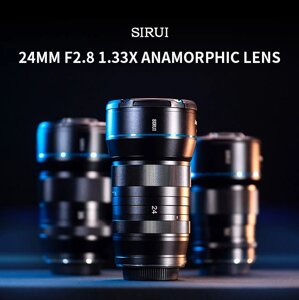 Объектив Sirui 24mm f/2.8 Anamorphic X Mount SR24-X