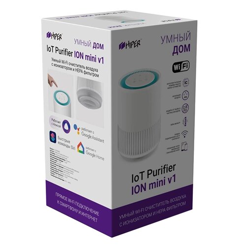 Очиститель воздуха HIPER iot purifier ION mini v1 RU HI-PIONM01