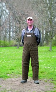Одежда для дрессировщика Schweikert Защитные штаны "Аэро" защитный костюм коричневый 50