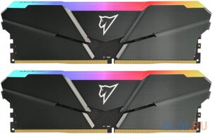 Оперативная память для компьютера Netac Shadow RGB DIMM 16Gb DDR4 3600 MHz NTSRD4P36DP-16E